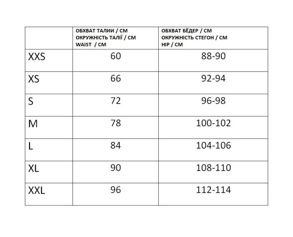 Базовая выкройка трусиков размеры XXS-XS-S в формате  PDF, артикул 1ВК