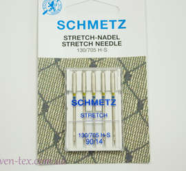 Иглы Schmetz Stretch  90/14 H-S  25Г