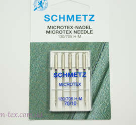 Иглы Schmetz Microtex 70/10 H-M 3Г