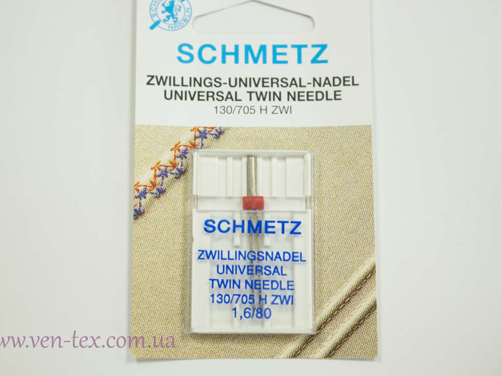 Иглы Schmetz Universal Twin 1,6/80 H  6Г