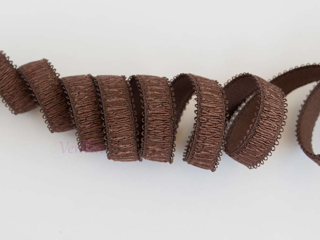 Бретелечная резинка,  10 мм, коричневый, артикул 1426ТР