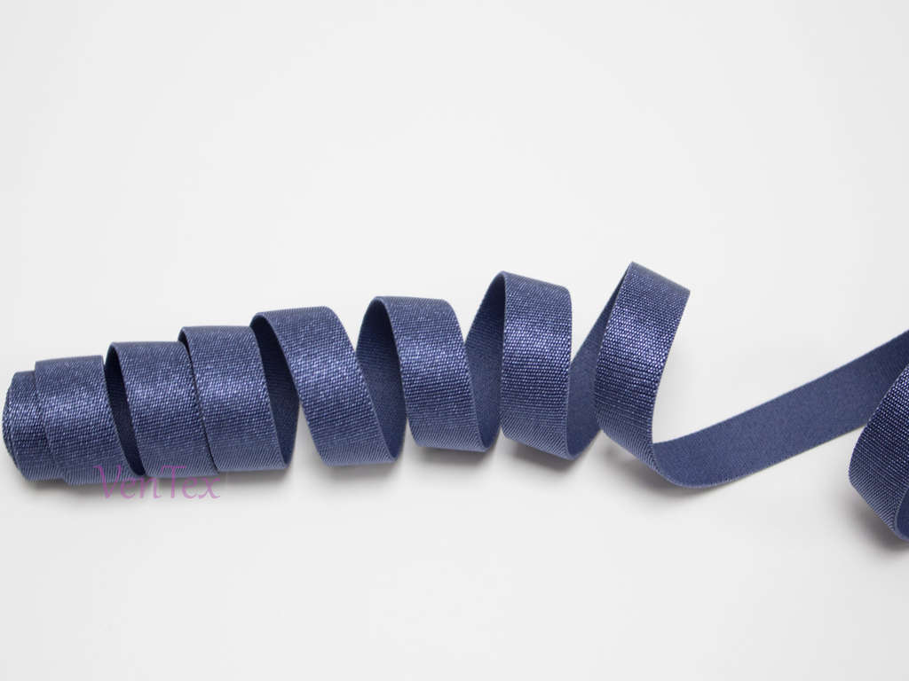 Бретелечная резинка,  12 мм, синий, артикул 1432ТР