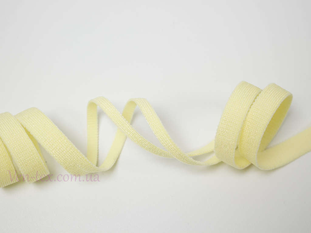 Бретелечная резинка с раздвоением,  10 мм, желтый 1543ТР