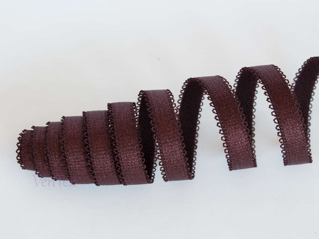 Бретелечная резинка,  10 мм, марсала, артикул 1590ТР