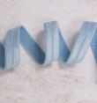 Бейка эластичная, резинка-пополамка, 15 мм, голубой 1876ТР фото 1
