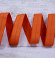 Бейка эластичная, резинка-пополамка, 15 мм, оранжевый 2089ТР фото 1