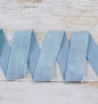 Бейка стрейч, резинка-пополамка, 20 мм, голубой 2155ТР фото 1