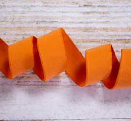 Отделочная резинка стрейч,  23 мм, оранжевый 2228ТР