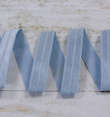 Бейка стрейч, резинка-пополамка, 14 мм, голубой 2251ТР фото 1
