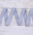 Бейка  стрейч,  резинка-пополамка, 12 мм, серый 2260ТР фото 1