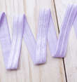 Бейка стрейч, резинка-пополамка, 15 мм, лиловый 2354ТР фото 1