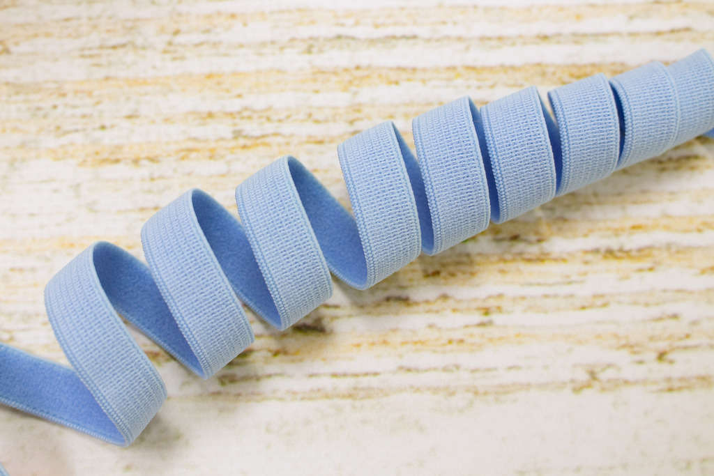 Становая стрейчевая резинка, 9 мм, голубой 2533ТР