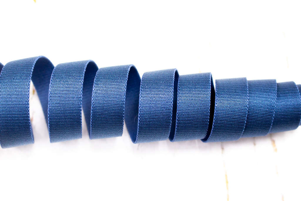 Бретелечная резинка, 14 мм, синий, артикул 2676ТР