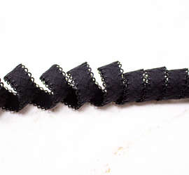 Бретелечная резинка, 12 мм, черный, артикул 2788ТР