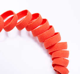 Отделочная резинка стрейч,  6 мм, оранжевый 2909ТР