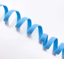 Отделочная резинка стрейч,  6 мм, голубой  2936ТР