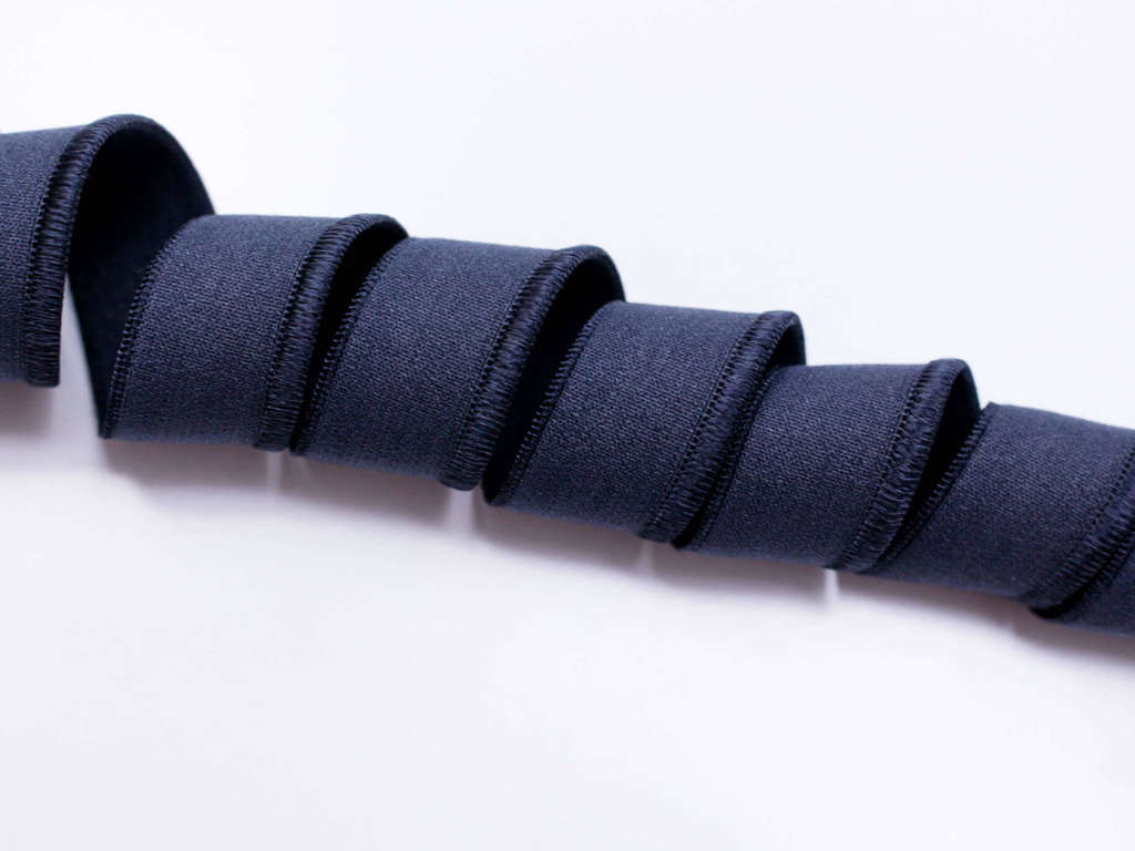 Отделочная резинка стрейч плотная,  16 мм, синий, артикул 2964ТР