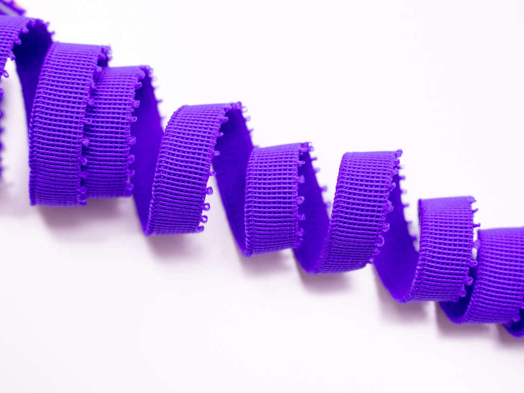 Становая стрейчевая резинка,9 мм, фиолетовый  2986ТР