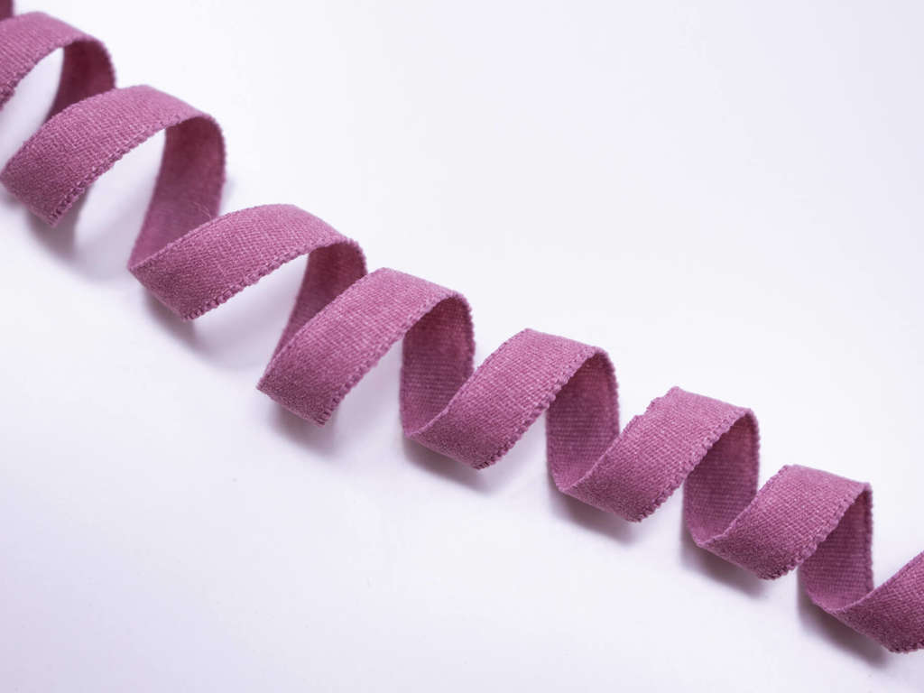 Отделочная резинка стрейч, 6 мм, пыльно-розовый 3001ТР
