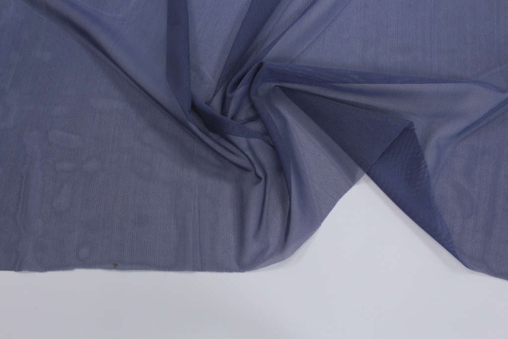 Ткань сетка стрейч, синий 535С